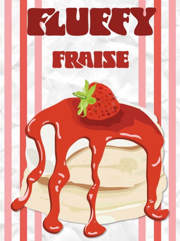 Fluffy Fraise