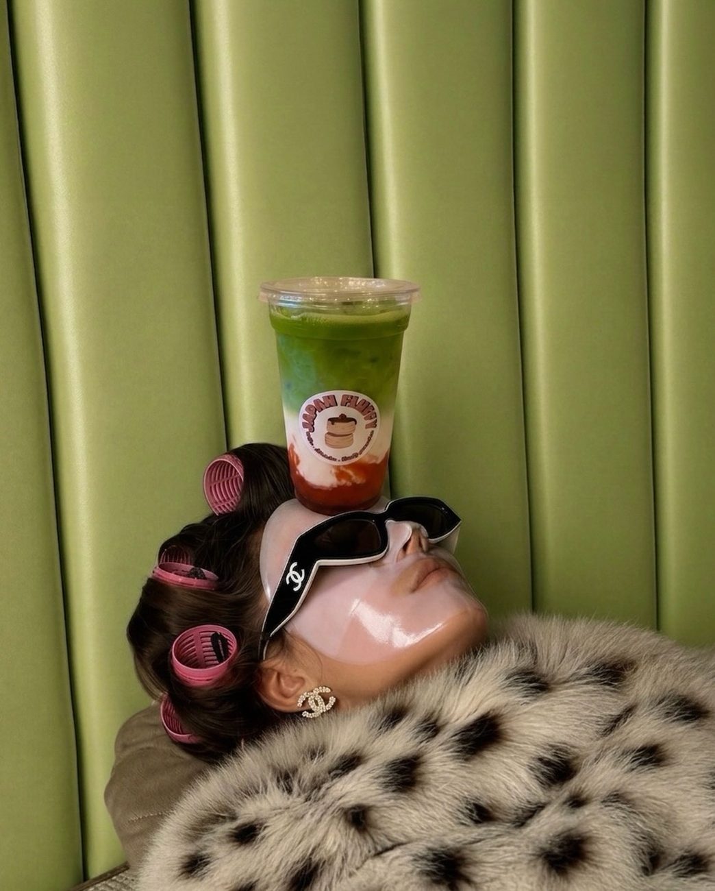 Matcha glacé Japan Fluffy, ambiance cosy